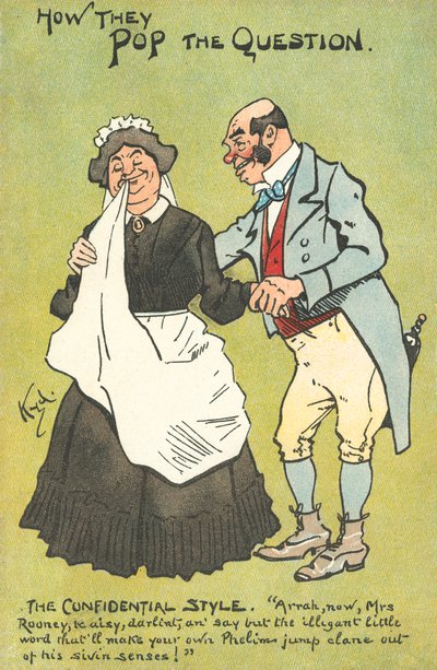 How they pop the question, the confidential style by Joseph Clayton Clarke