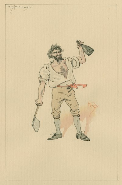 Maypole Hugh, c.1920s by Joseph Clayton Clarke