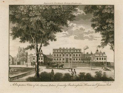 Buckingham House, St Jamess Park by Joseph Collyer