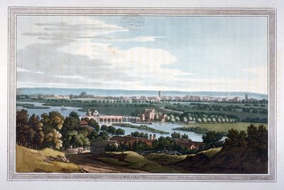 View of Reading from Caversham, Berkshire by Joseph Constantine Stadler