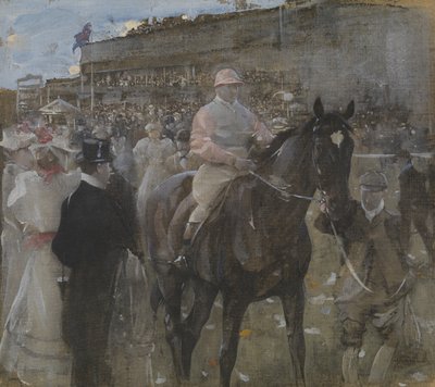 Race Course by Joseph Crawhall