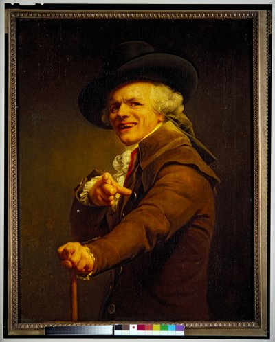 Self-portrait in Mocking (Autoportrait en Moquer) by Joseph Ducreux