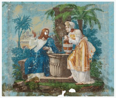 Christ and the Woman of Samaria by Joseph Dufour et Cie.