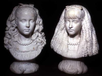 Effie and Mary Millais by Joseph Edgar Boehm