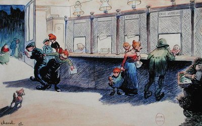 Post Office Counter by Joseph Ferdinand Cheval