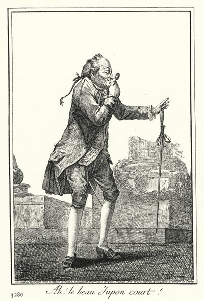 Ah! The Beautiful Short Skirt by Joseph Franz von (after) Goez