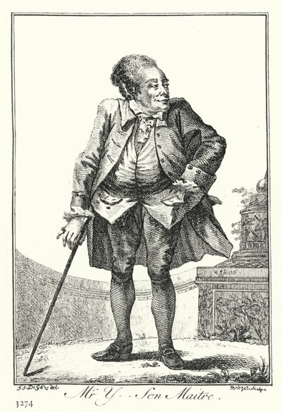 Mr Y, His Master by Joseph Franz von (after) Goez
