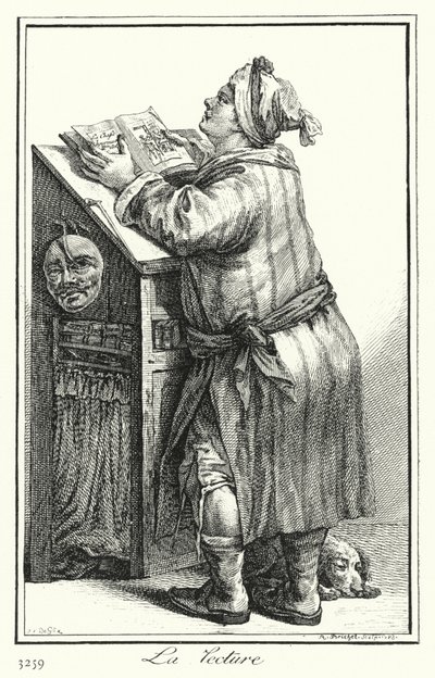 Reading by Joseph Franz von (after) Goez