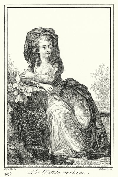 The Modern Vestal Virgin by Joseph Franz von (after) Goez