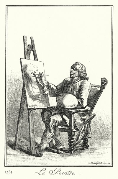 The Painter by Joseph Franz von (after) Goez