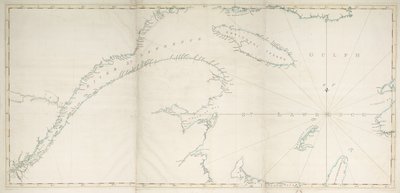 Map of the Gulf and River of St Lawrence, c.1778 by Joseph Frederick Wallet DesBarres