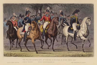 The Allied Sovereigns attending a Review in Hyde Park by Joseph Grego