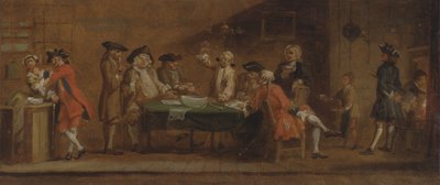 Figures in a Tavern or Coffee House by Joseph Highmore