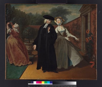 Pamela shows Mr Williams a hiding place for her letters, from 