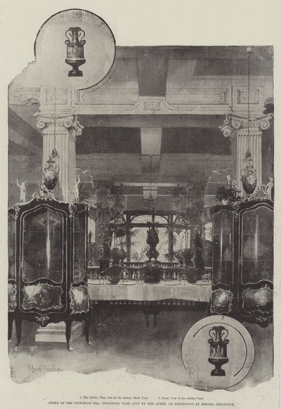 China of the Victorian Era, Including Vase Lent by the Queen, on Exhibition at Messers Phillips