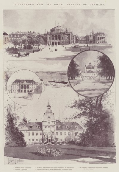 Copenhagen and the Royal Palaces of Denmark by Joseph Holland Tringham