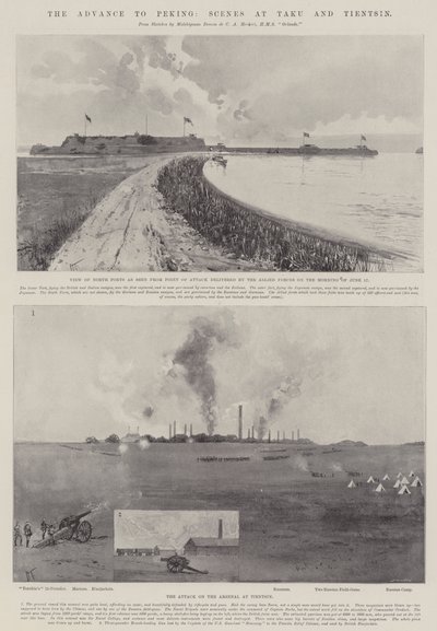 The Advance to Peking, Scenes at Taku and Tientsin by Joseph Holland Tringham