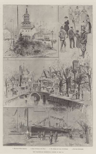 The Amsterdam Exhibition, opened on 11 May by Joseph Holland Tringham
