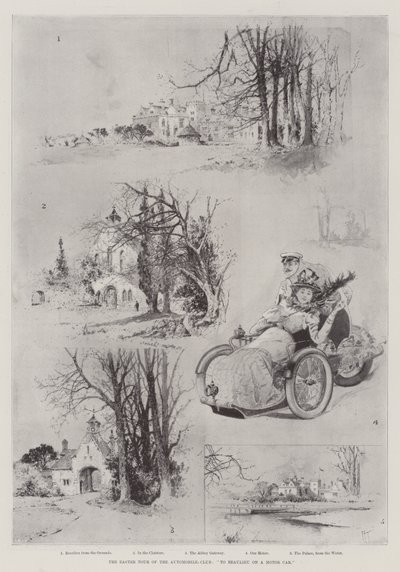 The Easter Tour of the Automobile Club, To Beaulieu on a Motor Car by Joseph Holland Tringham