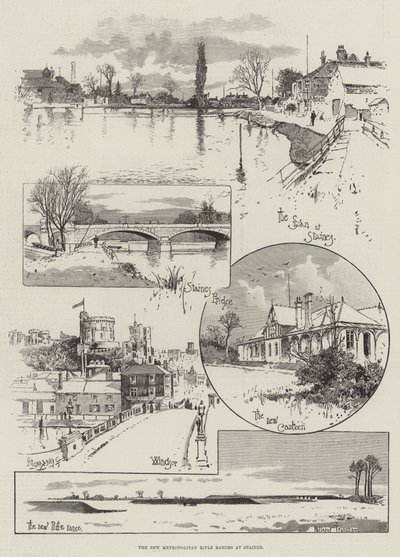 The New Metropolitan Rifle Ranges at Staines by Joseph Holland Tringham