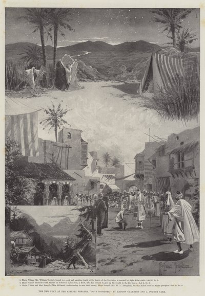 The New Play at the Adelphi Theatre, Boys Together, by Haddon Chambers and J Comyns Carr by Joseph Holland Tringham