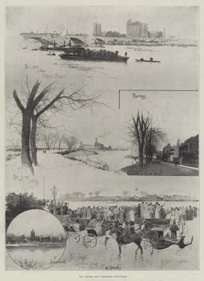 The Oxford and Cambridge Boat-Race by Joseph Holland Tringham