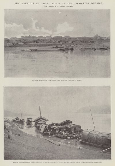 The Situation in China, Scenes in the Chung King District by Joseph Holland Tringham