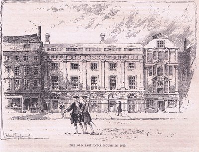 The Old East India House AD 1630 by Joseph Holland Tringham