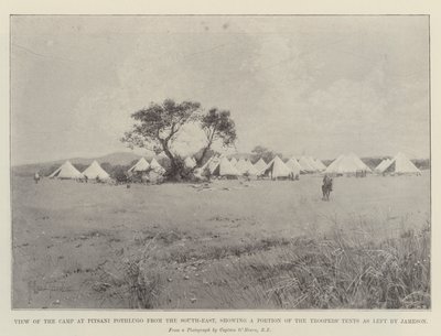 View of the Camp at Pitsani Pothlugo from the South-East by Joseph Holland Tringham