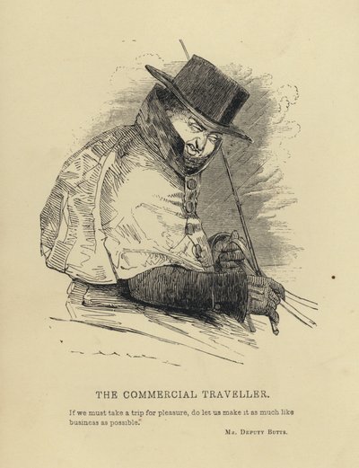 Kenny Meadows: The Commercial Traveller by Joseph Kenny (after) Meadows