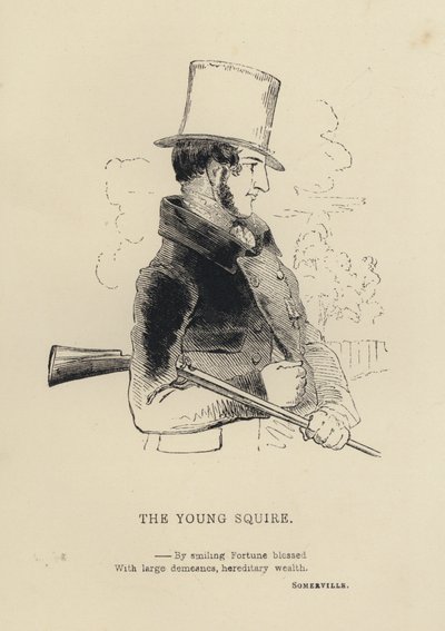 Kenny Meadows: The Young Squire by Joseph Kenny (after) Meadows