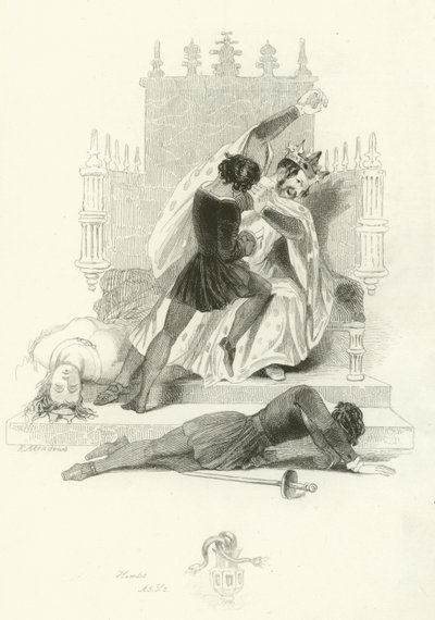 Hamlet by Joseph Kenny Meadows