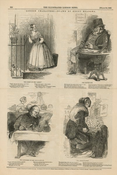 London Characters by Joseph Kenny Meadows