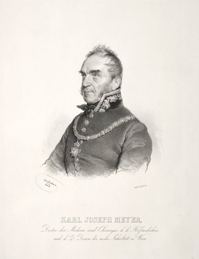 Portrait of Dr. Karl Joseph Meyer by Joseph Kriehuber