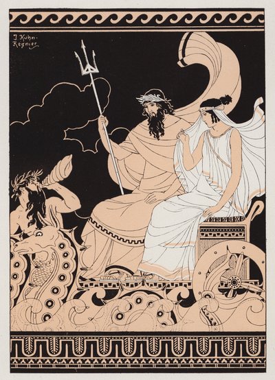 Poseidon and Amphitrite by Joseph Kuhn Regnier
