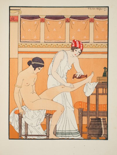 And anoint it with fragrant rose, illustration from 