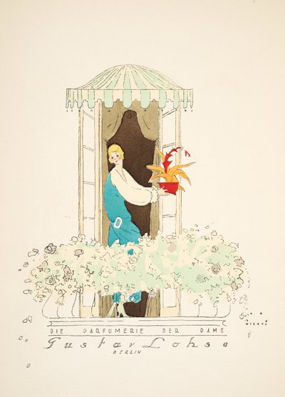Advertisement for Gustav Lohse, Berlin, from Styl, pub.1922 by Joseph Lambert also Wiertz Jupp Wiertz