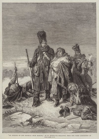 An Episode of the Retreat from Moscow by Joseph Louis Hippolyte Bellange
