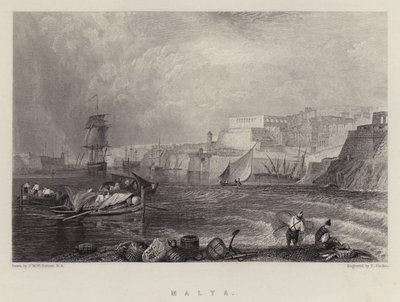 Malta by Joseph Mallord William (after) Turner