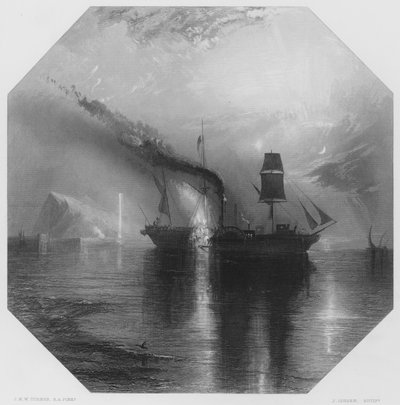 Peace, Burial of Wilkie, from the picture in the National Gallery by Joseph Mallord William (after) Turner