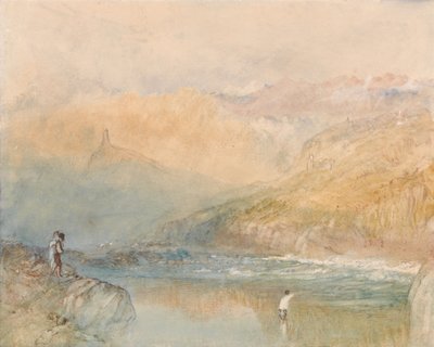 A View in Switzerland, Probably the Domleschg Valley by Joseph Mallord William Turner