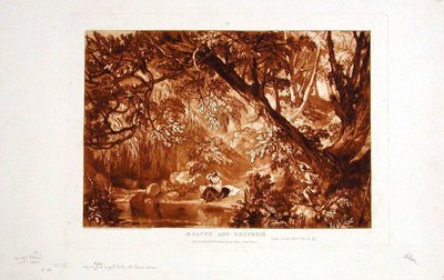 Aesacus and Hesperie by Joseph Mallord William Turner