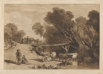 Bridge and Cows by Joseph Mallord William Turner