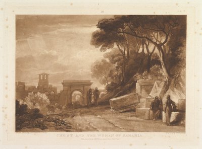 Christ and the Woman of Samaria (Liber Studiorum, part XIV, plate 71) by Joseph Mallord William Turner