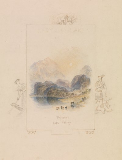 Design for an Illustration for Walter Scott