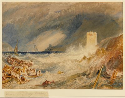 Entrance to Fowey Harbour, Cornwall by Joseph Mallord William Turner