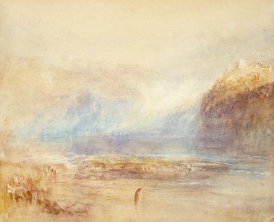 Falls of the Rhine at Schaffhausen - Distant View by Joseph Mallord William Turner