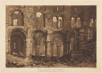 Holy Island Cathedral by Joseph Mallord William Turner