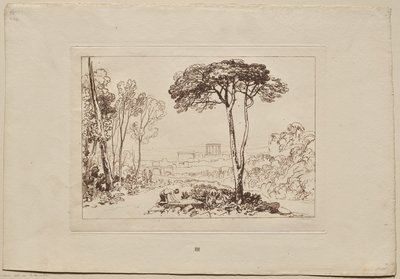 Liber Studiorum: Scene in the Campagna by Joseph Mallord William Turner