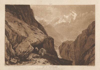 Mount St. Gotthard by Joseph Mallord William Turner